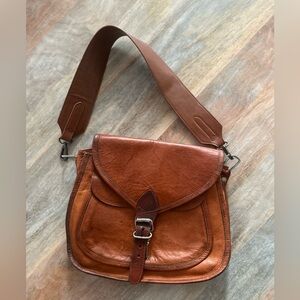 Kamal’s Passion Leather Brown Genuine Leather Satchel Shoulder Bag